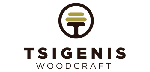 Το λογότυπο/σήμα της επιχείρησης TSIGENIS WOODCRAFT