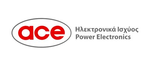Το λογότυπο/σήμα της επιχείρησης ACE ΗΛΕΚΤΡΟΝΙΚΑ ΙΣΧΥΟΣ<br>ACE POWER ELECTRONICS