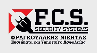 Το λογότυπο/σήμα της επιχείρησης F.C.S. SECURITY SYSTEMS